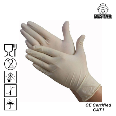 Guanti di plastica monouso BSA3045 facile da indossare della mano dei guanti eliminabili del lattice